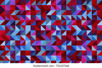 Light Blue, Red vector abstract polygonal pattern. A vague abstract illustration with gradient. The elegant pattern can be used as part of a brand book.