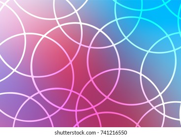 Light Blue, Red vector abstract doodle texture. Glitter abstract illustration with doodles and Zen tangles. Hand painted design for web, wrapping, wallpaper.