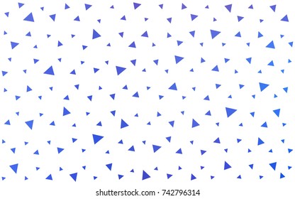 Light Blue, Red vector abstract colorful background, which consist of triangles. Pattern with colored triangles on white background.