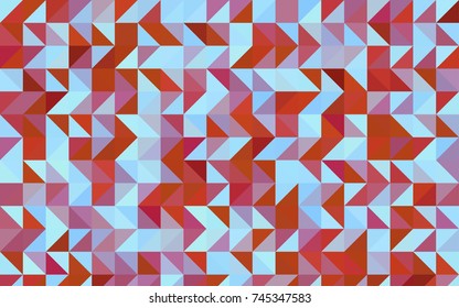 Light Blue, Red vector abstract mosaic background. Brand-new colored illustration in blurry style with gradient. The template can be used as a background for cell phones.