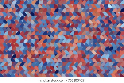 Light Blue, Red vector abstract pattern with circles. Geometry template for your business design. Background with colored spheres.