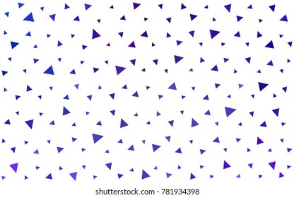Light Blue, Red vector abstract colorful background, which consist of triangles. Pattern with colored triangles on white background.