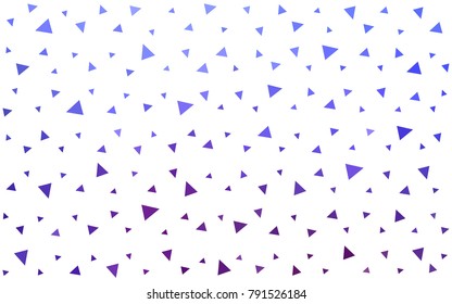 Light Blue, Red vector abstract colorful background, which consist of triangles. Pattern with colored triangles on white background.