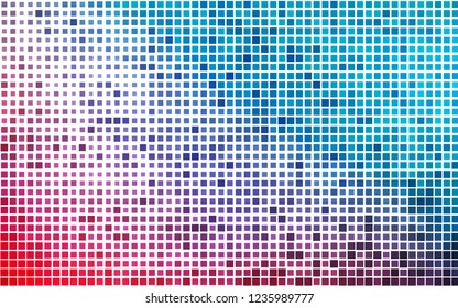 Light Blue, Red vector backdrop with rectangles, squares. Abstract gradient illustration with rectangles. Smart design for your business advert.