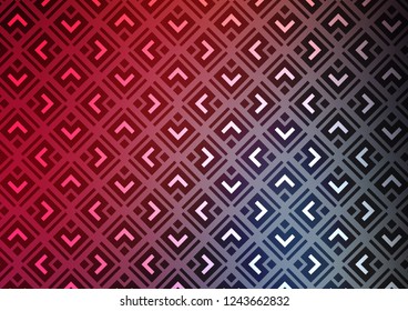 Light Blue, Red vector backdrop with lines, cubes. Colorful illustration with lines, cubes on abstract template. Best design for your ad, poster, banner.