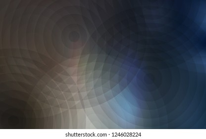 Light Blue, Red vector backdrop with dots. Blurred bubbles on abstract background with colorful gradient. Pattern can be used for futuristic ad, booklets.