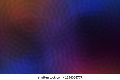 Light Blue, Red vector backdrop with dots. Modern abstract illustration with colorful water drops. New design for ad, poster, banner of your website.