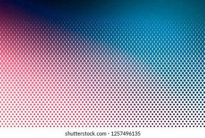 Light Blue, Red vector backdrop with dots. Blurred decorative design in abstract style with bubbles. Pattern for ads, leaflets.