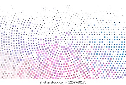 Light Blue, Red vector backdrop with rectangles, squares. Abstract gradient illustration with rectangles. The template can be used as a background.