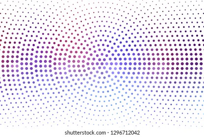 Light Blue, Red vector  backdrop with dots. Illustration with set of shining colorful abstract circles. Pattern for textures of wallpapers.