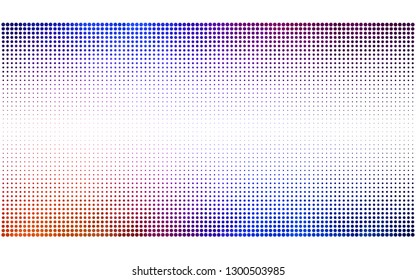 Light Blue, Red vector  backdrop with dots. Modern abstract illustration with colorful water drops. New template for your brand book.