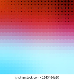 Light Blue, Red vector backdrop with circles. Abstract illustration with colorful spots in nature style. New template for your brand book.