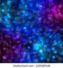 Light Blue, Red vector backdrop with circles. Illustration with set of shining colorful abstract spheres. Design for posters, banners.