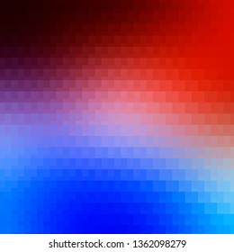 Light Blue, Red vector backdrop with rectangles. Abstract gradient illustration with rectangles. Design for your business promotion.