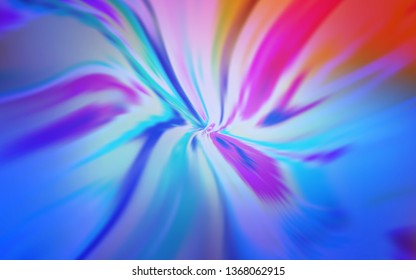 Light Blue, Red vector backdrop with bent lines. A sample with colorful lines, shapes. Pattern for your business design.