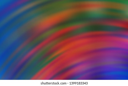 Light Blue, Red vector backdrop with bent lines. An elegant bright illustration with gradient. Brand new design for your ads, poster, banner.