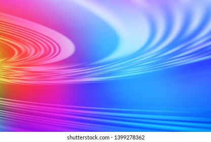 Light Blue, Red vector backdrop with bent lines. Brand new colorful illustration in simple style. Abstract design for your web site.