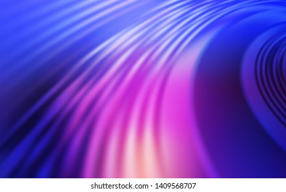 Light Blue, Red vector backdrop with bent lines. Colorful geometric sample with gradient lines.  Elegant pattern for a brand book.