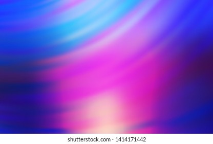 Light Blue, Red vector backdrop with bent lines. Modern gradient abstract illustration with bandy lines. Elegant pattern for a brand book.