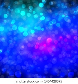 Light Blue, Red vector backdrop with circles. Modern abstract illustration with colorful circle shapes. Pattern for booklets, leaflets.