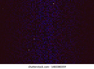 Light Blue, Red vector backdrop with dots. Glitter abstract illustration with blurred drops of rain. Design for your business advert.
