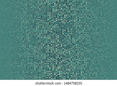 Light Blue, Red vector backdrop with dots. Glitter abstract illustration with blurred drops of rain. Pattern for futuristic ad, booklets.