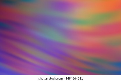 Light Blue, Red vector backdrop with bent lines. Modern gradient abstract illustration with bandy lines. New composition for your brand book.