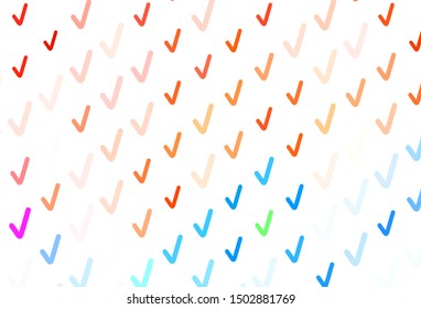 Light Blue, Red vector backdrop with bent lines. Colorful abstract illustration with gradient lines. A completely new design for your business.