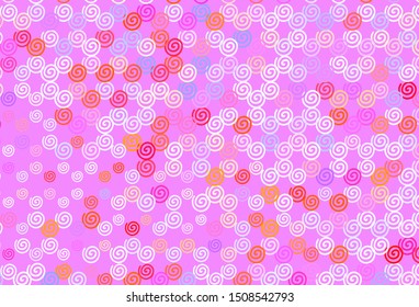 Light Blue, Red vector backdrop with bent lines. Colorful illustration in simple style with gradient. Elegant pattern for a brand book.