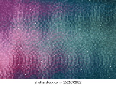 Light Blue, Red vector backdrop with rhombus. Beautiful illustration with rectangles and squares. Pattern for commercials.