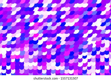 Light Blue, Red vector backdrop with dots. Abstract illustration with colored bubbles in nature style. Design for your business advert.