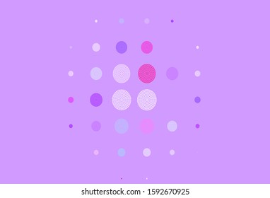 Light Blue, Red vector backdrop with dots. Modern abstract illustration with colorful water drops. Pattern for futuristic ad, booklets.