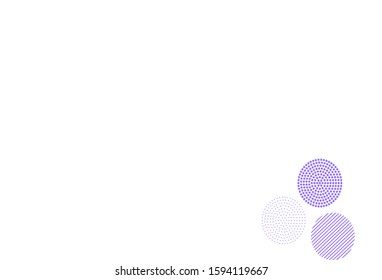 Light Blue, Red vector backdrop with dots. Blurred bubbles on abstract background with colorful gradient. Design for poster, banner of websites.