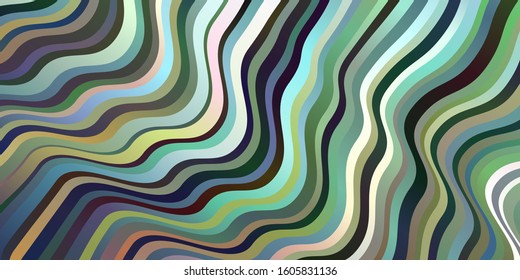 Light Blue, Red vector backdrop with bent lines. Colorful illustration in abstract style with bent lines. Best design for your ad, poster, banner.