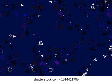 Light Blue, Red vector backdrop with memphis shapes. Simple colorful illustration with abstract gradient shapes. Modern design for your business card.