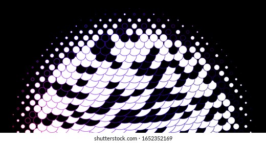 Light Blue, Red vector backdrop with dots. Colorful illustration with gradient dots in nature style. Pattern for wallpapers, curtains.
