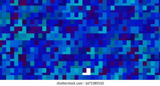 Azul claro, fondo vectorial rojo con rectángulos. Nueva ilustración abstracta con formas rectangulares. Patrón para anuncios, anuncios.