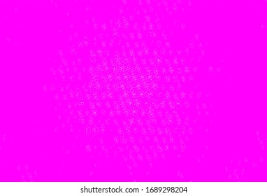Light Blue, Red vector backdrop with dots. Blurred bubbles on abstract background with colorful gradient. Pattern for futuristic ad, booklets.