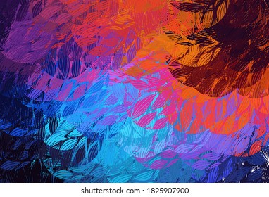 Light Blue, Red vector backdrop with memphis shapes. Simple colorful illustration with abstract gradient shapes. Background for a cell phone.