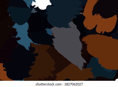 Hellblau, roter Vektorhintergrund mit Memphis-Formen. Farbige chaotische Formen mit Farbverlauf im modernen Stil. Das beste Design für Ihr Unternehmen.