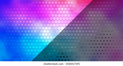 Light Blue, Red vector backdrop with circles. Abstract illustration with colorful spots in nature style. Pattern for wallpapers, curtains.