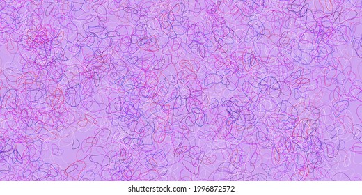 Hellblauer, roter Vektorhintergrund mit chaotischen Formen. Einfaches Design im abstrakten Stil mit Farbverlauf-Formularen. Modernes Design für Ihre Anzeigen.