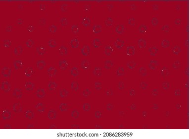Light blue, red vector backdrop with dots. Modern abstract illustration with colorful water drops. Design for business adverts.