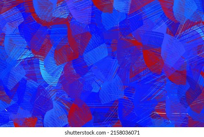 Light Blue, Red vector backdrop with memphis shapes. Illustration with colorful gradient shapes in abstract style. Modern design for your business card.