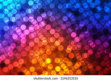 Light Blue, Red vector backdrop with dots. Modern abstract illustration with colorful water drops. Pattern for textures of wallpapers.