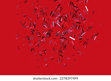 Light Blue, Red vector backdrop with long lines. Lines on blurred abstract background with gradient. Pattern for business booklets, leaflets.