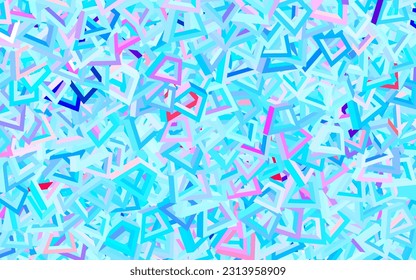 Light Blue, Red vector backdrop with memphis shapes. Illustration with colorful gradient shapes in abstract style. Background for a cell phone.