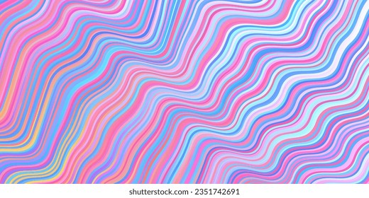 Light Blue, Red vector backdrop with wry lines. A completely new colorful illustration in simple style. New composition for your brand book.