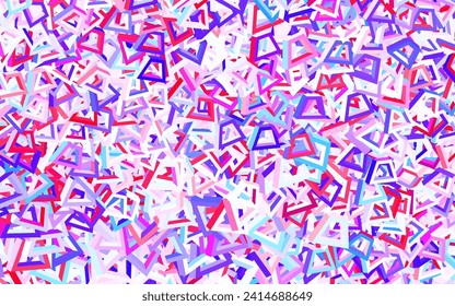 Light Blue, Red vector backdrop with memphis shapes. Simple colorful illustration with abstract gradient shapes. Simple design for your web site.