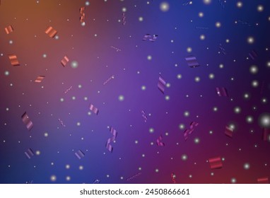 Light Blue, Red vector backdrop in holiday style. A Smart Illustration with gradient Christmas elements. Pattern for ads, poster, banner of books.
